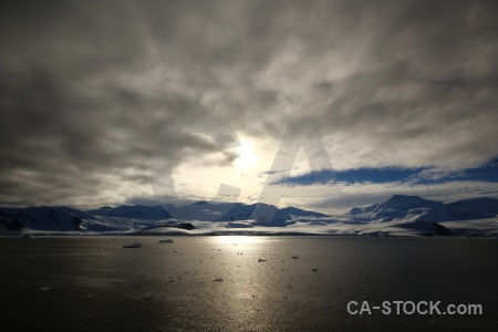Adelaide island antarctic peninsula sea snowcap snow.