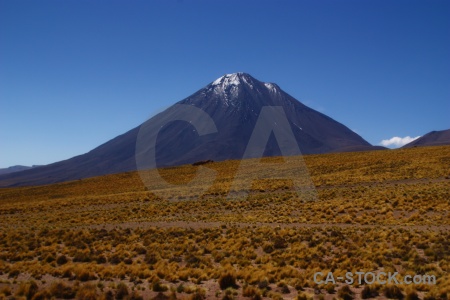 Altitude andes snowcap desert licancabur.