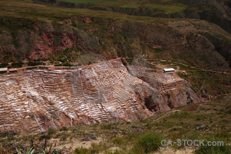 Altitude maras rock peru salt.