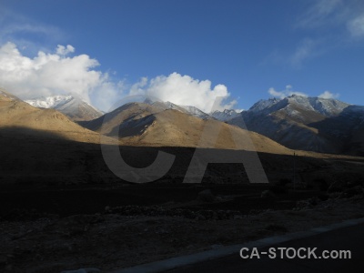 Altitude mountain himalayan sky asia.