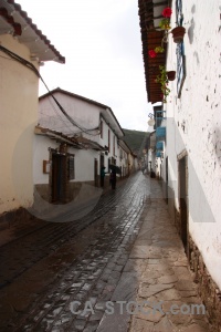 Altitude sky peru cobble cusco.