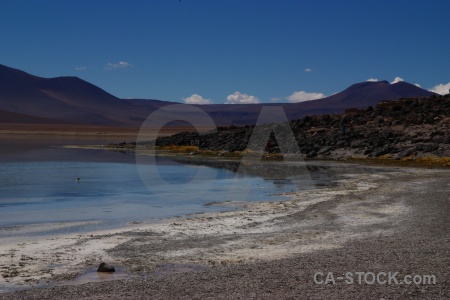 Altitude south america laguna verde water sky.