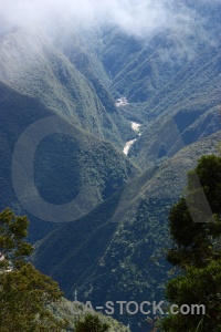 Altitude south america willkanuta river cloud mountain.