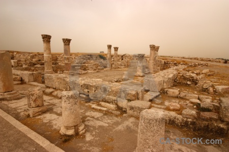 Ancient jordan roman amman block.