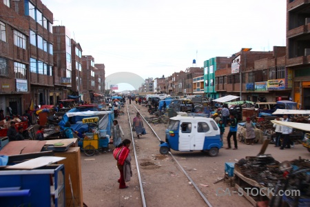 Andean explorer vehicle juliaca building railway.