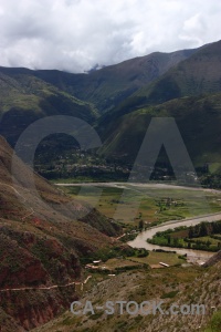 Andes valley altitude tree maras.