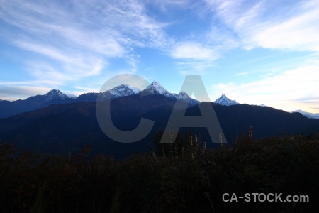 Annapurna machhapuchchhre landscape fish tail snowcap.