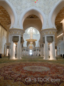 Arabic carpet archway abu dhabi inside.