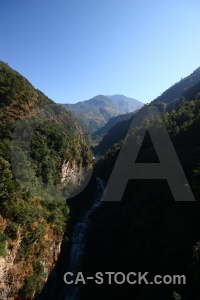 Araniko highway asia tree sky river.