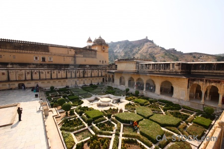 Archway garden south asia palace fort.