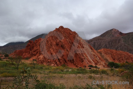 Argentina cerro de los siete colores rock salta tour south america.