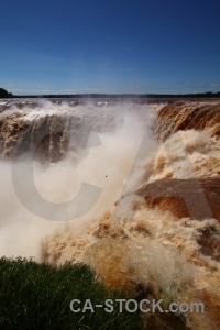 Argentina garganta del diablo unesco waterfall sky.