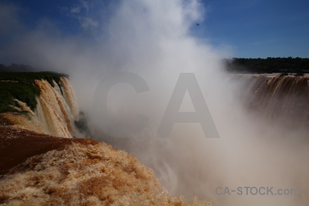 Argentina iguazu falls south america waterfall river.