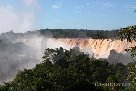 Argentina water unesco iguazu falls spray.