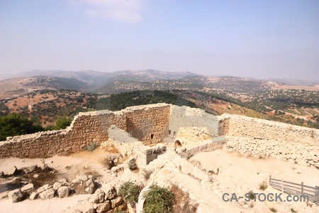 Asia archaeological castle jordan ajloun.