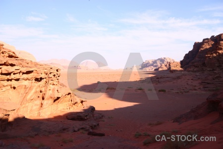 Asia bedouin desert mountain sky.