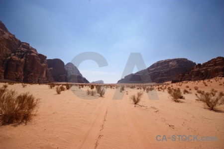 Asia jordan wadi rum sky sand.