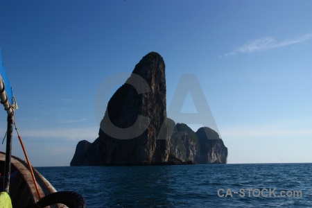 Asia limestone sea southeast asia rock.