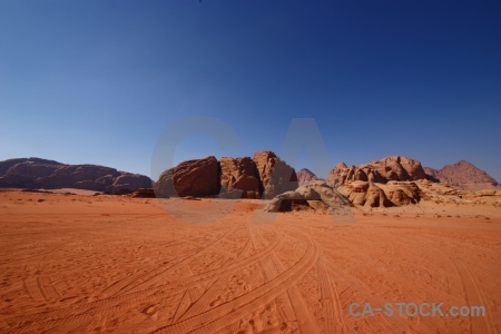 Asia mountain rock sky wadi rum.