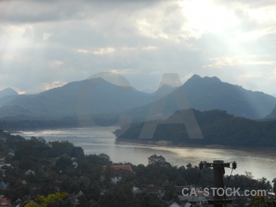 Asia phousi unesco cloud mountain.