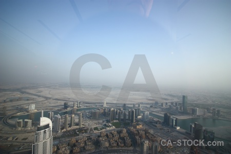 Asia road western aerial burj khalifa.