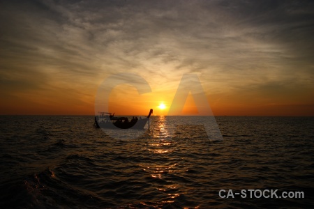 Asia ruea hang yao boat long tail thailand.