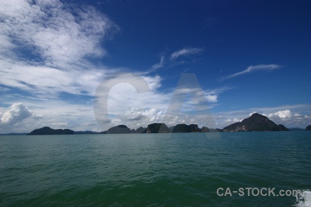 Asia sea sky phang nga bay southeast asia.