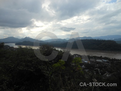 Asia sky water cloud river.