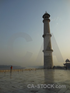 Asia taj mahal south minaret agra.