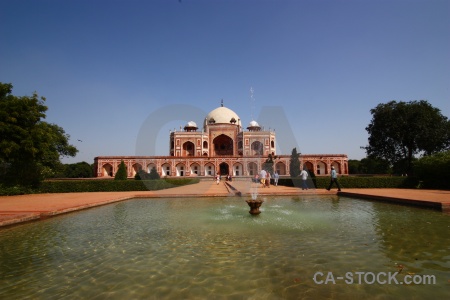 Asia tomb india humayuns water.