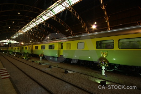 Asia track station vehicle inside.