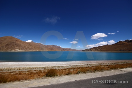 Asia yamdrok lake tibet east asia yumtso.