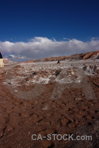 Atacama desert cloud rock landscape cordillera de la sal.