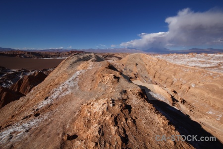 Atacama desert landscape sky cordillera de la sal south america.