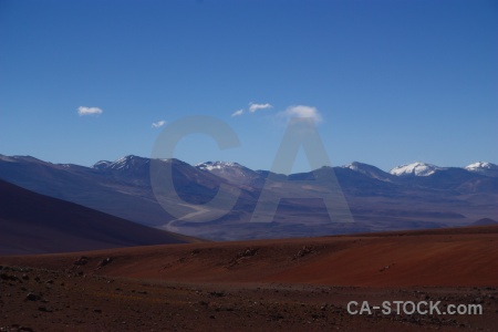 Atacama desert snowcap landscape mountain chile.