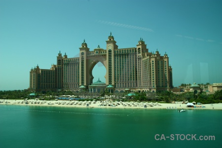 Atlantis uae sea western asia the palm.