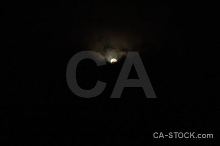 Black cloud moon.