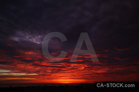 Black red cloud sky sunset.