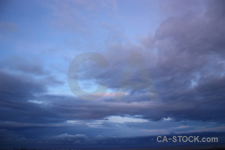 Blue cloud sky.