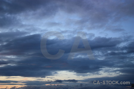 Blue cloud sky.