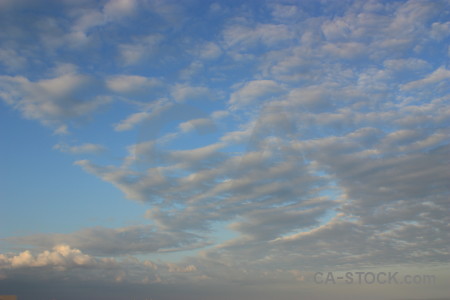 Blue cloud sky.