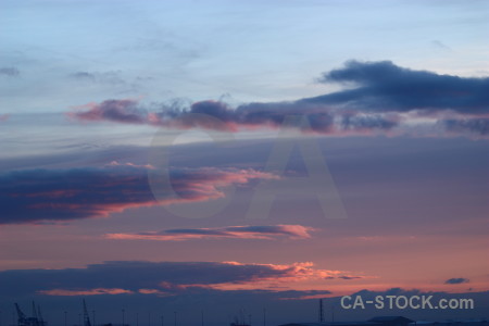 Blue cloud sky sunset sunrise.