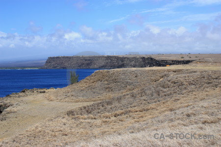 Blue desert coast.