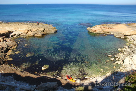 Blue europe cala blanca sea javea.