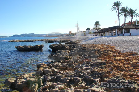 Blue europe sea javea spain.