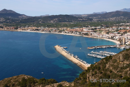 Blue europe spain javea.