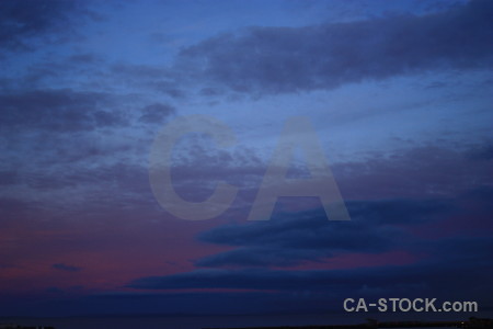 Blue purple cloud sky.