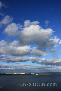 Blue sky cloud.