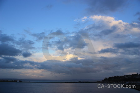 Blue sky cloud.