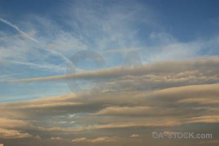 Blue sky cloud.